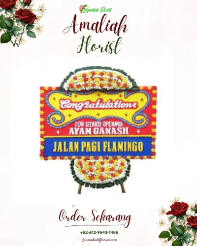 Bunga Papan Congratulation di Sananrejo
